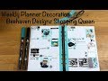 Weekly Planner Decoration - Beehaven Designz Shopping Queen