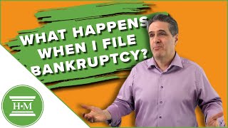 What happens when you file bankruptcy?