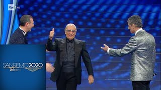Sanremo 2020 - Tony Renis dirige Fiorello in 'Quando quando quando'