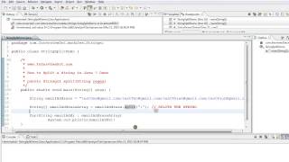 HOW TO SPLIT A STRING IN JAVA DEMO