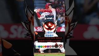 歴代ベストナイン　プロ野球 #プロ野球 #野球 #大谷翔平 #イチロー #ダルビッシュ有