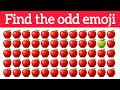 Find the ODD emoji out | Easy, Medium, Hard level | Emoji quiz