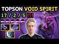 🔥 TOPSON VOID SPIRIT Midlane Highlights Master Tier 🔥 17 KILLS Topson Rekt Pub - Dota 2