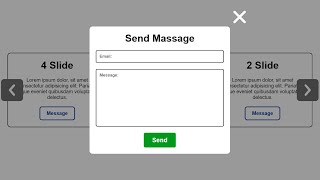 Responsive JQuery Slider With Pop Up Form | JQuery Owl Carousel