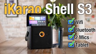 iKarao Shell S3 | Affordable PLUS 2 mics and a tablet | Karaoke Machine