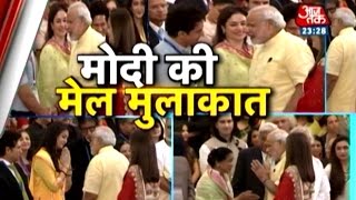 PM Modi meets Amitabh Bachchan, Aishwarya
