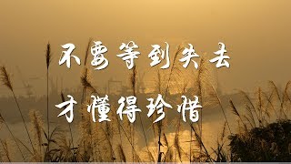 崔雲飛-不要等到失去才懂得珍惜『因為早已沒有任何的意義，是妳先放棄了我們的感情』華語流行音樂