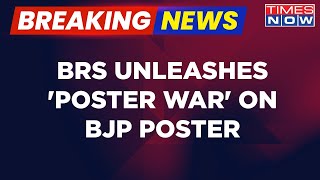 Breaking News: BRS Mocks BJP By Putting Up Posters Of 'Tainted' Saffron Party Leaders In Hyderabad