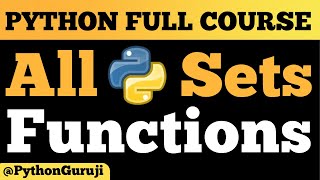 Mastering Sets in Python: Complete Guide