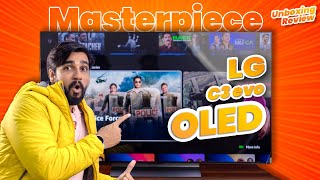 LG C3 Evo OLED TV🔥 Unboxing & Review 🔥A Masterpiece of TVs | Hindi
