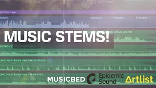 How to Edit Music with Audio Stems! (Epidemic Sound and other royalty-free sites)