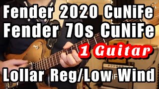 7 Wide Range Buckers in 1 Guitar: CuNiFe(Fender/Lollar/Creamery)