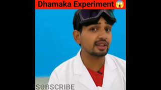 Chemical Dhamaka 😱 Experiment BY @MR. INDIAN HACKER @Crazy XYZ @MrBeast #experiment #shorts