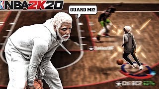 I TOOK MY 99 OVERALL UNCLE DREW DEMIGOD TO THE 1V1 COURT ON NBA 2K20 Best Build 2K20