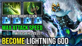 WTF 100% Hybrid Right Click Butterfly Parasma Create Unlimited Lightning Hands Zeus Dota 2