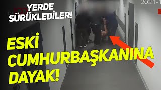 Gürcistan eski Cumhurbaşkanını yerde sürüklediler