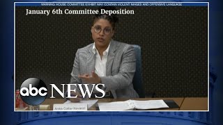 Former Twitter employee Anika Collier Navaroli video testimony shown