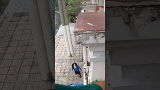 Serbian dancing lady killer horror (pov chase) #povchese #dancingladyserbia #shorts #phungparkour