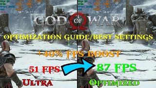 God Of War | Optimization Guide and Best Settings | Every Setting benchmarked | 1080p