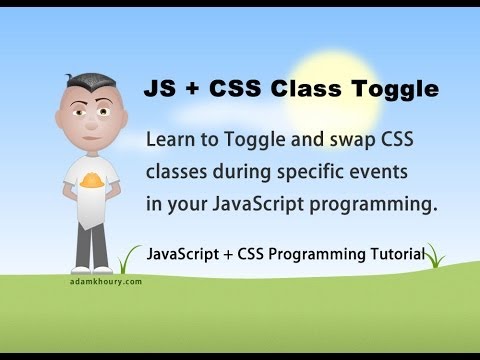 JavaScript Change CSS Class Style className Toggle Tutorial JavaScript Change CSS Class Style className Toggle Tutorial