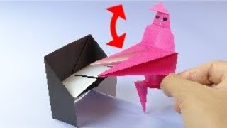 動く折り紙「ピアニスト」Action Origami \