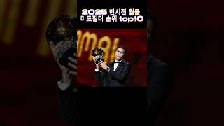 2025 현시점 월클 미드필더순위 top10#순위#top10#Ranking#랭킹#연예인