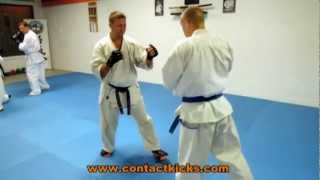 Karate Kyokushin Shield Training