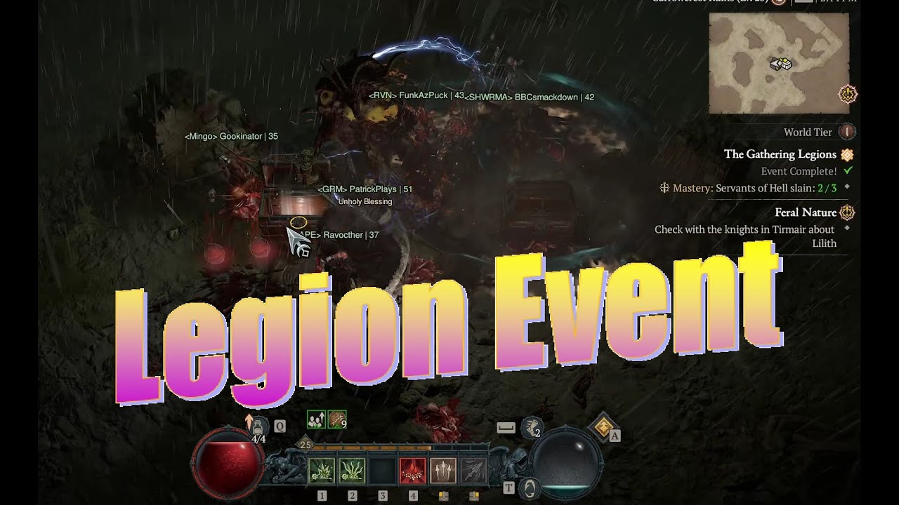 Legion Event; The Gathering Legions - Diablo 4 - YouTube