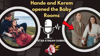 Hande and Kerem opened the Baby Rooms of their home to journalists for the first time. #kerembürsin