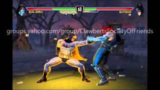 Mortal Kombat vs. DC Universe Gameplay Video (Sub-Zero vs. Batman)
