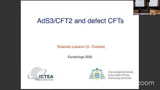 Yolanda Lozano - AdS3/CFT2 and defect CFTs