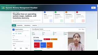 Dynamic Memory Management Visualizer | Operating System Project