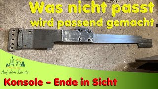 Konsole Lesnik SHL S8 Fronthydraulik Frontkraftheber Eigenbau 👉Was nicht passt wird passend gemacht