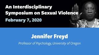 Jennifer Freyd Talk