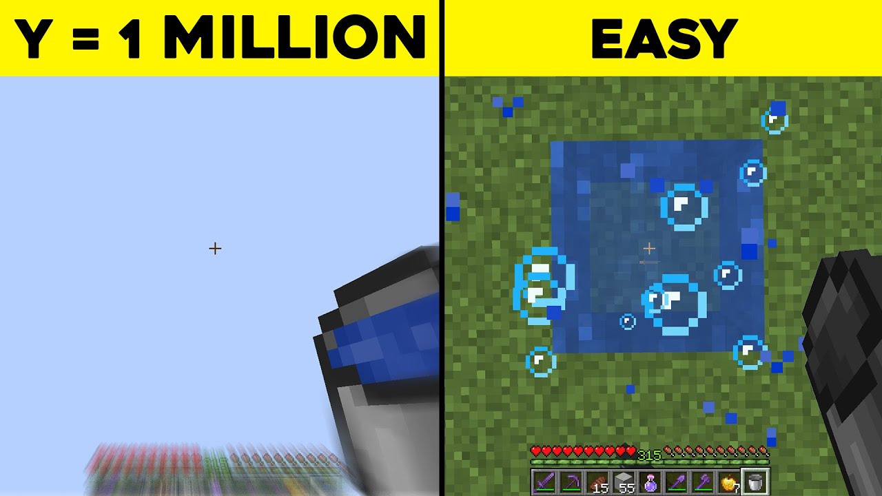 Mlg Water Bucket From 1 Million Blocks Youtube
