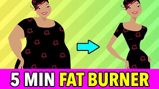 5 Minute FAT BURNER - Best Exercises To Melt Body Fat