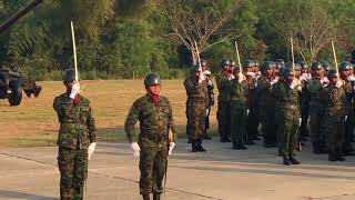 กองทัพเรือสวนสนามในพิธีกระทำสัตย์ปฏิญาณตนต่อธงชัยเฉลิมพล 61