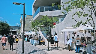 [4K] Paju Heyri Art Village in Sunday afternoon Walk \u0026 Flea Market | 일요일 오후의 파주 헤이리 예술마을 풍경 산책과 플리마켓