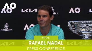 Rafael Nadal Press Conference (F) | Australian Open 2022