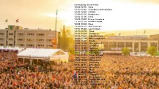 Koningsdag 2022 Breda Radio 538 TimeTable