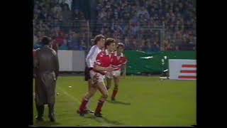 Olympic 88 Qualifier Germany v Denmark 30th MAR 1988