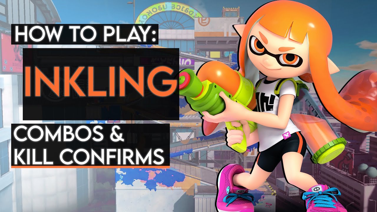 How To Play INKLING: Basic Combos & Kill Confirms (Super Smash Bros ...