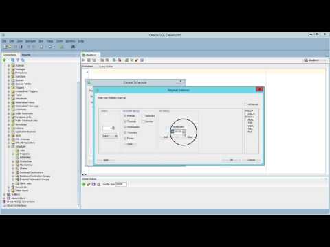 SQLDeveloper Job Scheduler Code Generation SQLDeveloper Job Scheduler Code Generation