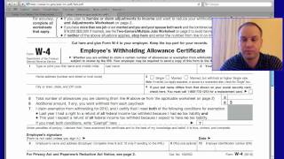 W4 Calculator Withholding for 2012, 2013