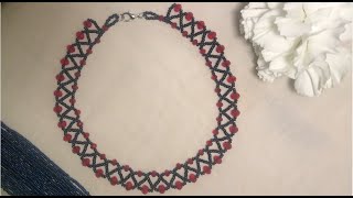 Easy and Simple Seed Bead Choker Necklace Tutorial for Beginners | DIY Beaded Jewelry Making at Home