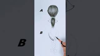 A or B？Which is your favorite ？😍  Satisfying Créative Art #Shorts #art #draw #drawing #painting