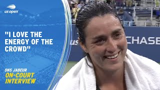 Ons Jabeur On-Court Interview | 2023 US Open Round 2