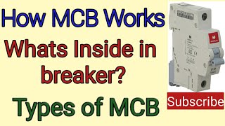 How MCB works and what’s inside a breaker and Types of MCB in tamil|Geninfopedia