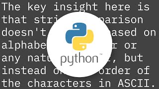 Python string comparison with different case and float