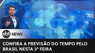 Confira a previsão do tempo pelo Brasil nesta 3ª feira | #SBTNewsnaTV (14/03/23)